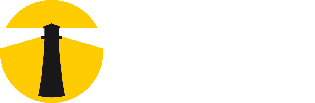 Farus Logo Lighthouse with Letters